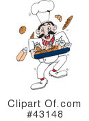 Chef Clipart #43148 by Dennis Holmes Designs