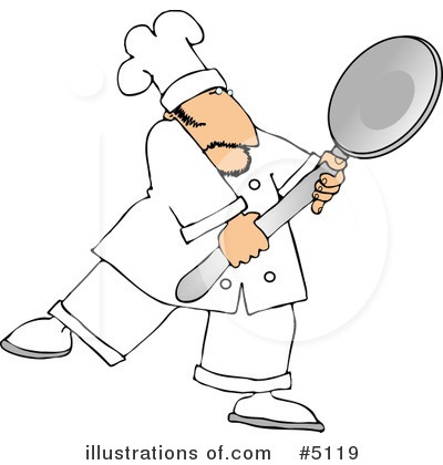 Royalty-Free (RF) Chef Clipart Illustration by djart - Stock Sample #5119