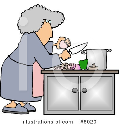 Housewife Clipart #6020 by djart