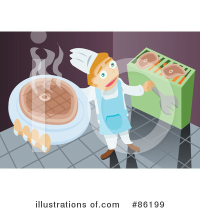 Royalty-Free (RF) Chef Clipart Illustration by mayawizard101 - Stock Sample #86199
