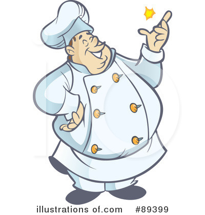 Royalty-Free (RF) Chef Clipart Illustration by Frisko - Stock Sample #89399