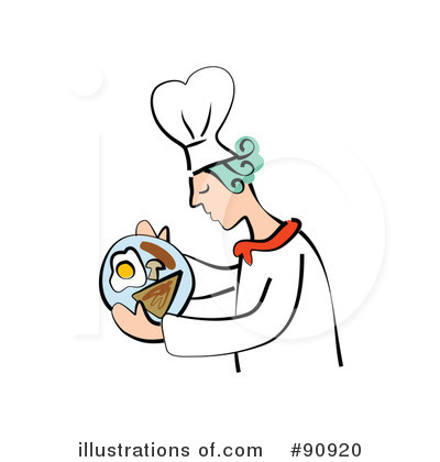 Royalty-Free (RF) Chef Clipart Illustration by Prawny - Stock Sample #90920