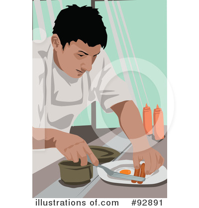 Royalty-Free (RF) Chef Clipart Illustration by mayawizard101 - Stock Sample #92891