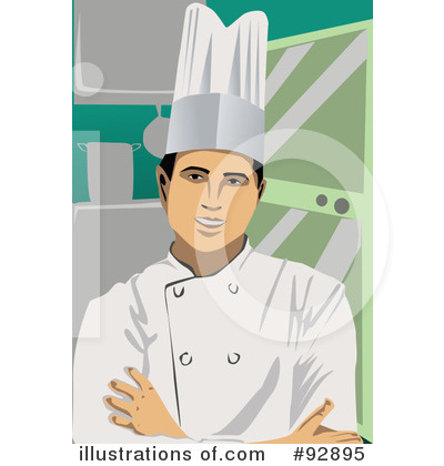 Royalty-Free (RF) Chef Clipart Illustration by mayawizard101 - Stock Sample #92895