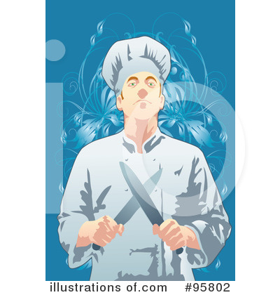 Royalty-Free (RF) Chef Clipart Illustration by mayawizard101 - Stock Sample #95802