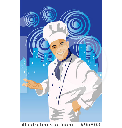 Royalty-Free (RF) Chef Clipart Illustration by mayawizard101 - Stock Sample #95803