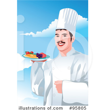 Royalty-Free (RF) Chef Clipart Illustration by mayawizard101 - Stock Sample #95805