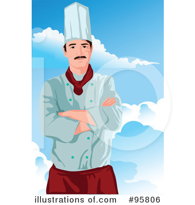 Royalty-Free (RF) Chef Clipart Illustration by mayawizard101 - Stock Sample #95806