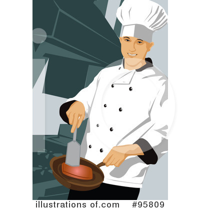 Royalty-Free (RF) Chef Clipart Illustration by mayawizard101 - Stock Sample #95809