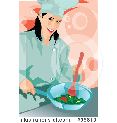 Royalty-Free (RF) Chef Clipart Illustration by mayawizard101 - Stock Sample #95810