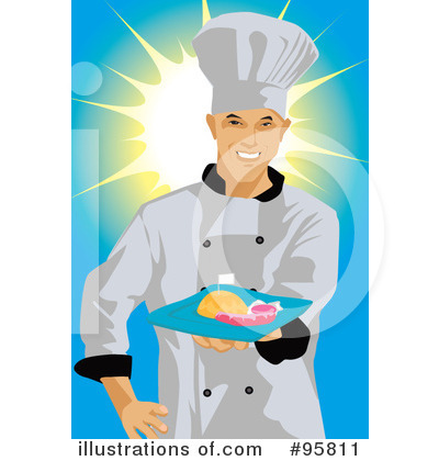 Royalty-Free (RF) Chef Clipart Illustration by mayawizard101 - Stock Sample #95811