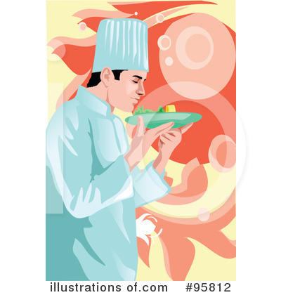 Royalty-Free (RF) Chef Clipart Illustration by mayawizard101 - Stock Sample #95812