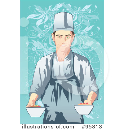 Royalty-Free (RF) Chef Clipart Illustration by mayawizard101 - Stock Sample #95813