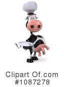 Chef Cow Clipart #1087278 by Julos