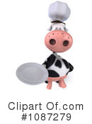 Chef Cow Clipart #1087279 by Julos