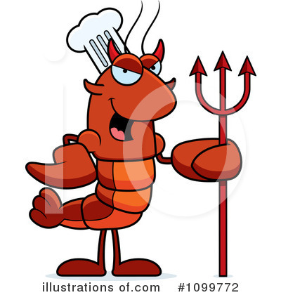 Crawdad Clipart #1099772 by Cory Thoman