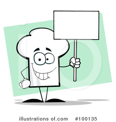 Royalty-Free (RF) Chef Hat Clipart Illustration by Hit Toon - Stock Sample #100135