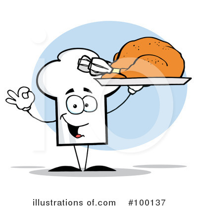 Royalty-Free (RF) Chef Hat Clipart Illustration by Hit Toon - Stock Sample #100137