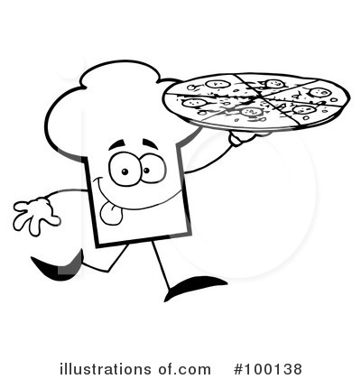 Royalty-Free (RF) Chef Hat Clipart Illustration by Hit Toon - Stock Sample #100138