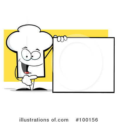 Royalty-Free (RF) Chef Hat Clipart Illustration by Hit Toon - Stock Sample #100156
