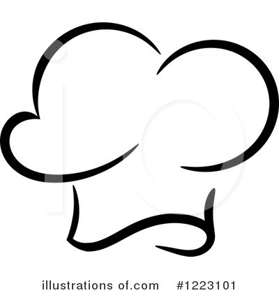 Royalty-Free (RF) Chef Hat Clipart Illustration by Vector Tradition SM - Stock Sample #1223101