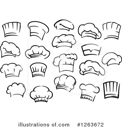 Royalty-Free (RF) Chef Hat Clipart Illustration by Vector Tradition SM - Stock Sample #1263672