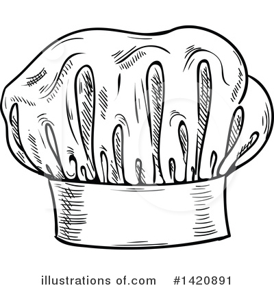 Royalty-Free (RF) Chef Hat Clipart Illustration by Vector Tradition SM - Stock Sample #1420891