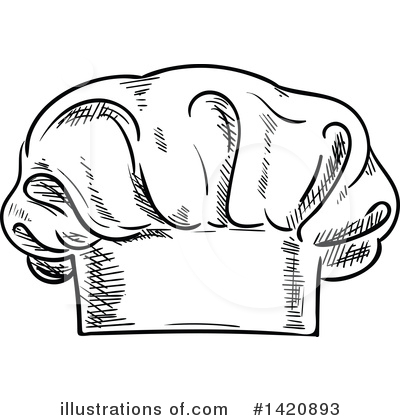 Royalty-Free (RF) Chef Hat Clipart Illustration by Vector Tradition SM - Stock Sample #1420893