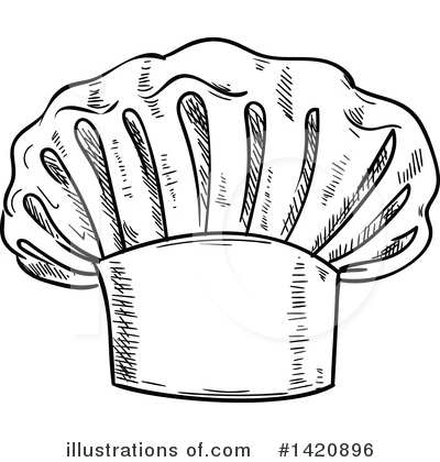 Royalty-Free (RF) Chef Hat Clipart Illustration by Vector Tradition SM - Stock Sample #1420896