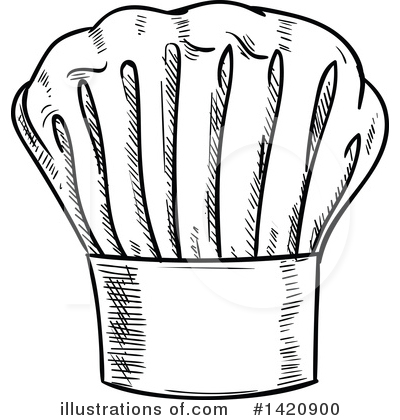 Royalty-Free (RF) Chef Hat Clipart Illustration by Vector Tradition SM - Stock Sample #1420900