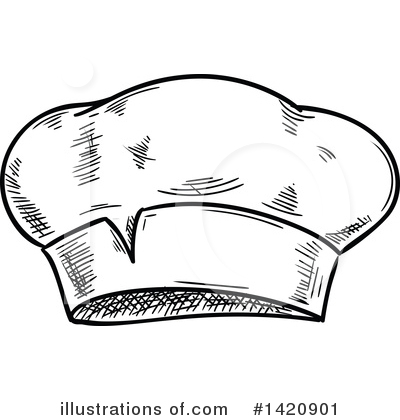 Royalty-Free (RF) Chef Hat Clipart Illustration by Vector Tradition SM - Stock Sample #1420901