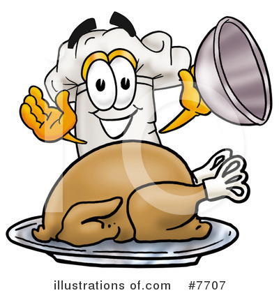 Royalty-Free (RF) Chef Hat Clipart Illustration by Mascot Junction - Stock Sample #7707