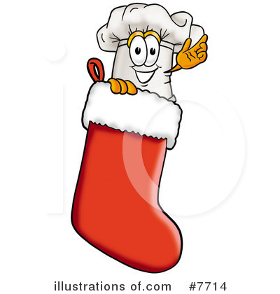 Royalty-Free (RF) Chef Hat Clipart Illustration by Mascot Junction - Stock Sample #7714