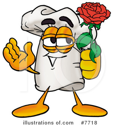Royalty-Free (RF) Chef Hat Clipart Illustration by Mascot Junction - Stock Sample #7718