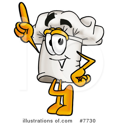 Royalty-Free (RF) Chef Hat Clipart Illustration by Mascot Junction - Stock Sample #7730