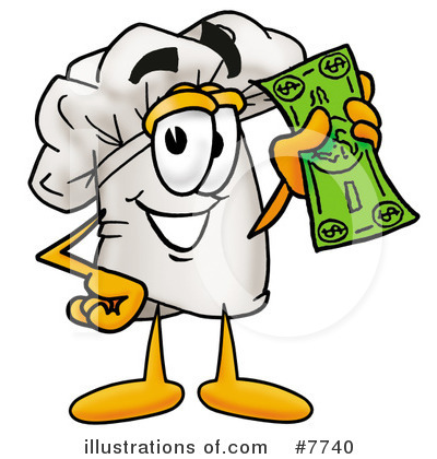 Royalty-Free (RF) Chef Hat Clipart Illustration by Mascot Junction - Stock Sample #7740