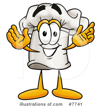 Royalty-Free (RF) Chef Hat Clipart Illustration by Mascot Junction - Stock Sample #7741