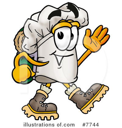 Royalty-Free (RF) Chef Hat Clipart Illustration by Mascot Junction - Stock Sample #7744
