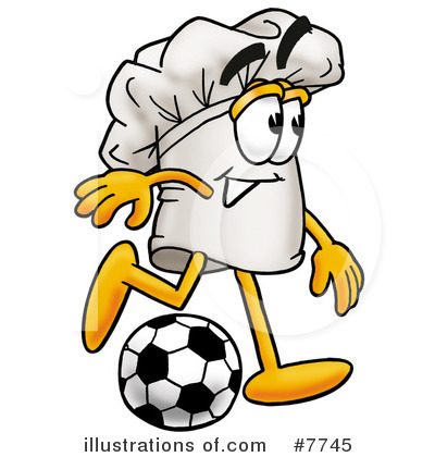 Royalty-Free (RF) Chef Hat Clipart Illustration by Mascot Junction - Stock Sample #7745