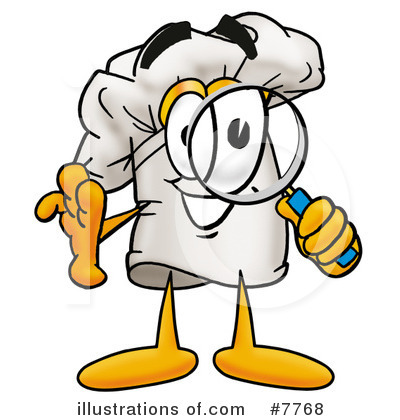 Royalty-Free (RF) Chef Hat Clipart Illustration by Mascot Junction - Stock Sample #7768