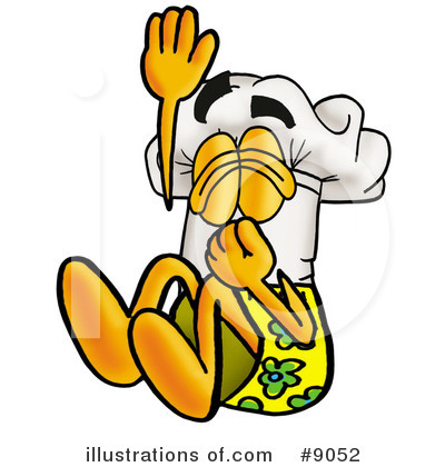 Royalty-Free (RF) Chef Hat Clipart Illustration by Mascot Junction - Stock Sample #9052