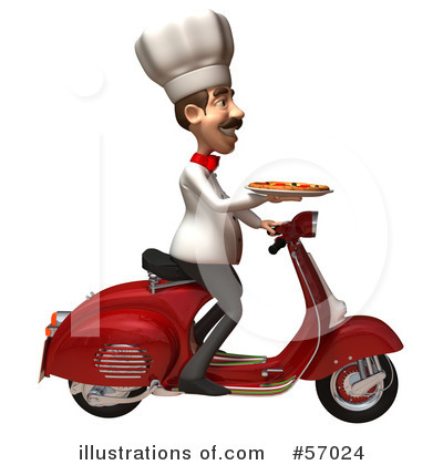 Pizza Delivery Clipart #57024 by Julos