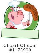 Chef Pig Clipart #1170990 by Hit Toon