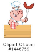 Chef Pig Clipart #1446759 by Hit Toon