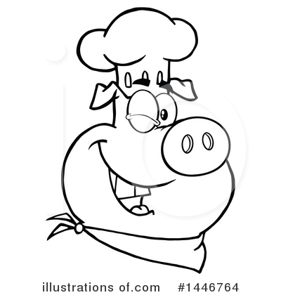 Chef Hat Clipart #1446764 by Hit Toon