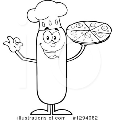 Pizza Clipart #1294082 by Hit Toon