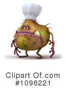 Chef Virus Clipart #1096221 by Julos