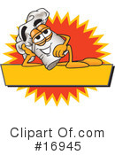 Chefs Hat Character Clipart #16945 by Mascot Junction