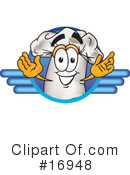 Chefs Hat Character Clipart #16948 by Mascot Junction