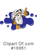 Chefs Hat Character Clipart #16951 by Mascot Junction
